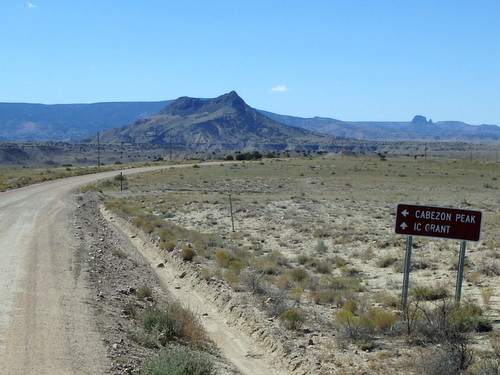 GDMBR: Cabezon Peak puts us at 32.6 mile point from Cuba.